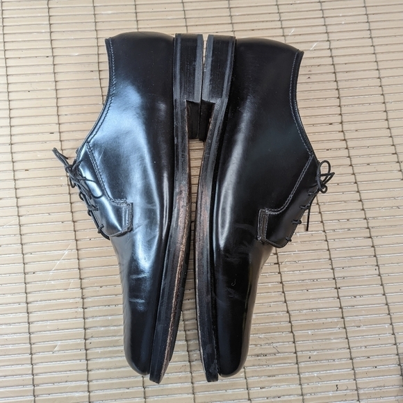 Florsheim Mens Midtown Plain Toe Oxford Black Leather Size 11EEE.   Great Condit - Picture 8 of 11